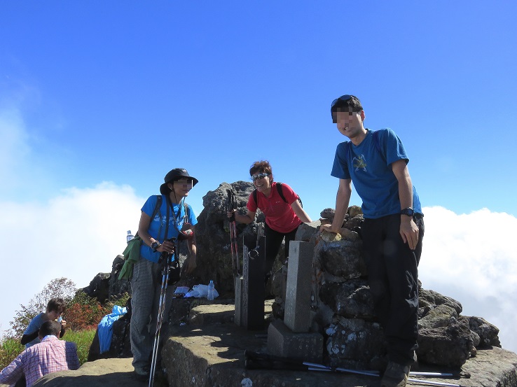 妙高山は双耳峰