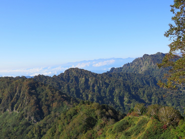 戸隠山景色