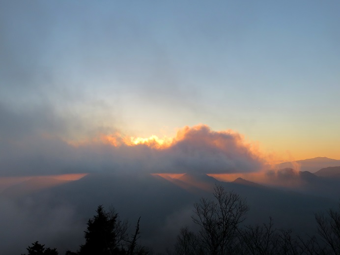 雲取山からの景色