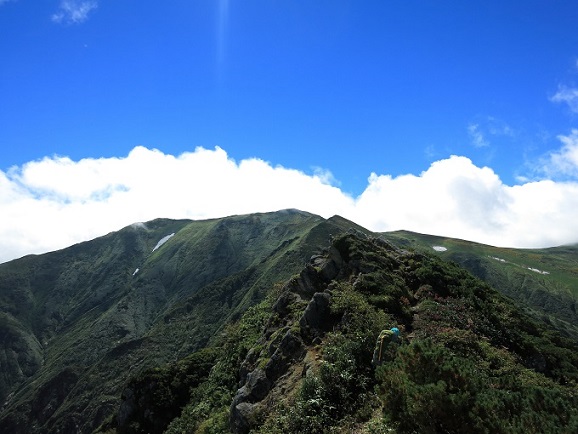 ゴールの飯豊山