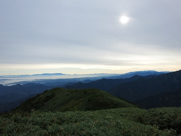 飯豊連峰下山