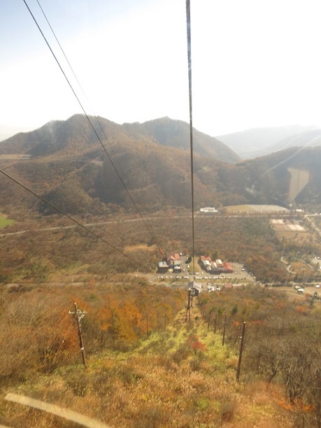 f:id:aohige0718:20161201220536j:plain 榛名富士ロープウェイの駅乗車中