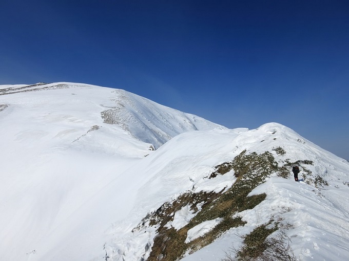 ャンクションピークから下りているルートの様子