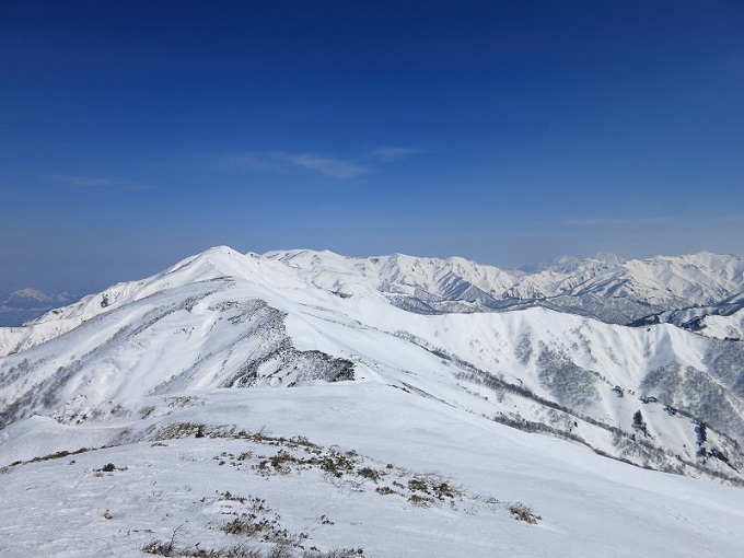 檜倉山の山頂までのルートの様子