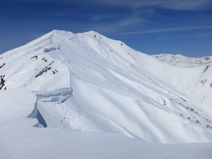 柄沢山の雪庇