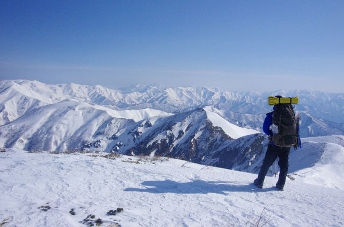 巻機山と上越国境稜線縦走路