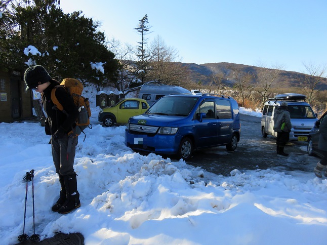 パノラマ台の駐車場の様子