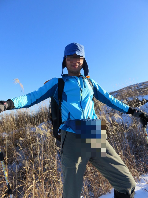 鉄砲木ノ頭の山登男性
