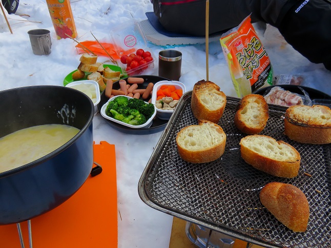 ノンビリ山で時間を過ごす