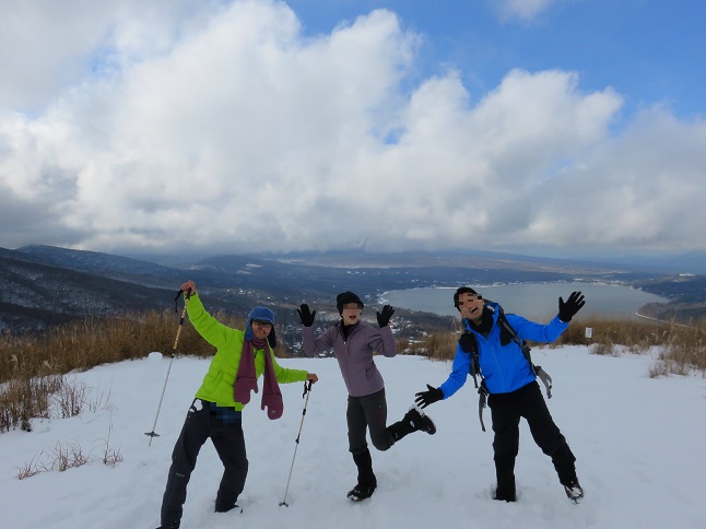 鉄砲木ノ頭の山頂で友情