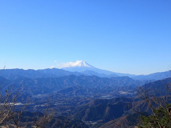 ロング登山日帰り４０ｋｍの富士山の景色