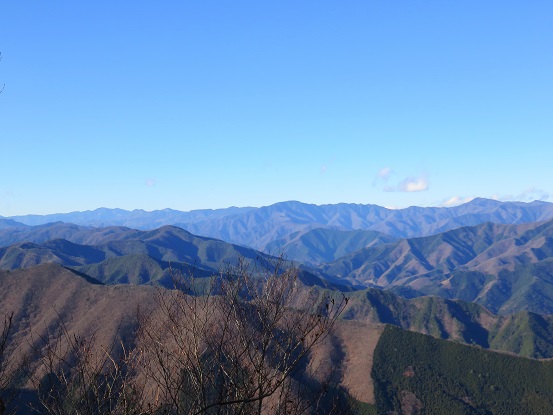 権現山山頂の様子