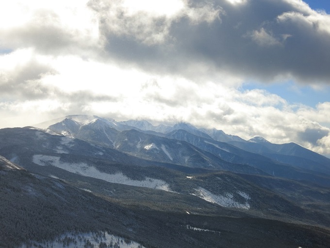南八ヶ岳方面天気の様子