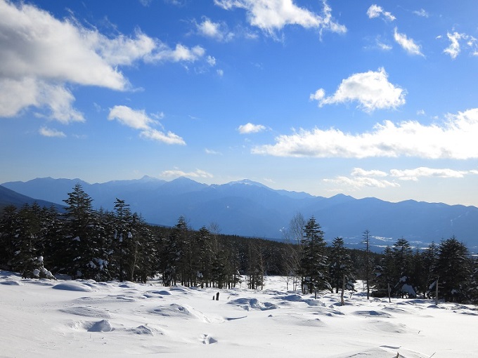 北横岳周辺から南アルプスの景色
