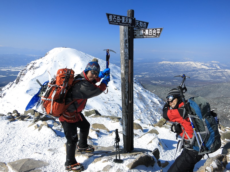 f:id:aohige0718:20161223172431j:plain 東天狗岳山頂