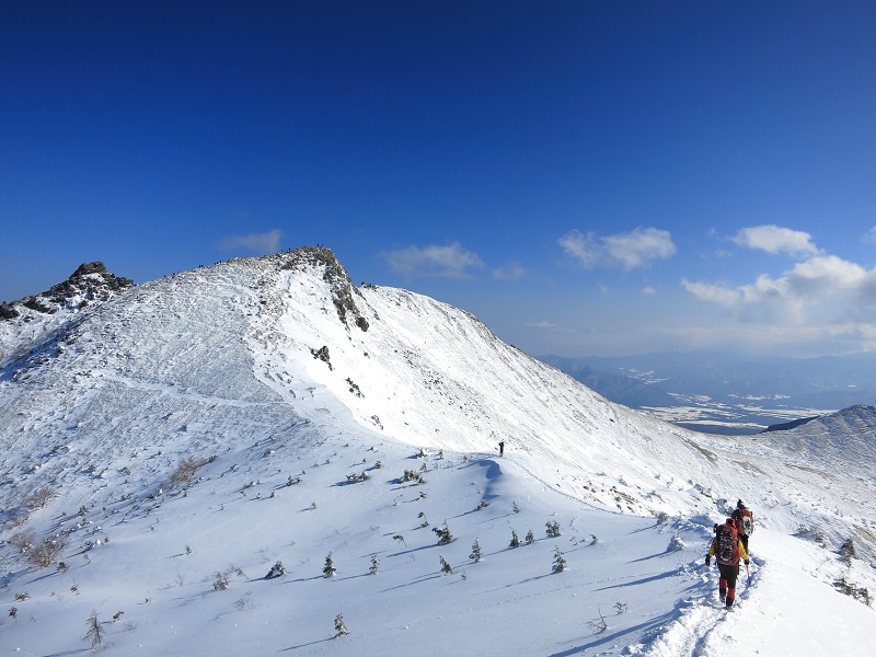 東天狗岳登山の様子