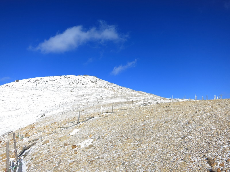 根石山荘から根石岳の写真