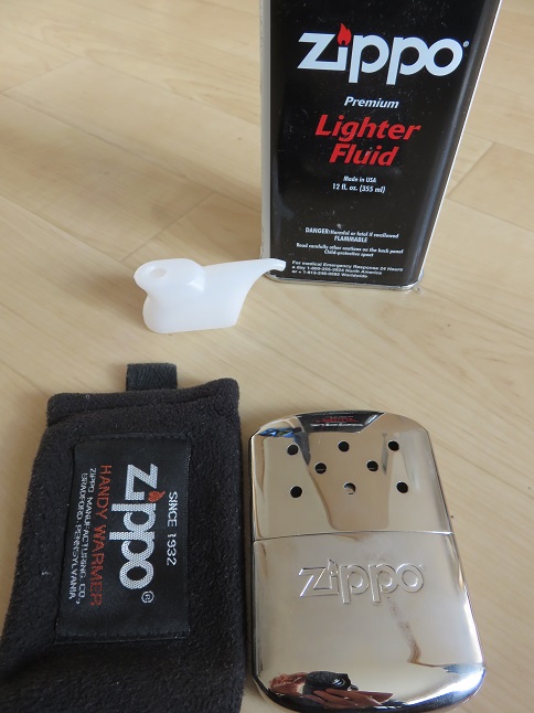 ZIPPO(ジッポ）ハンディーウォーマーセットの中身