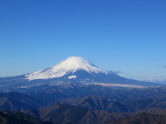 塔ノ岳から富士山