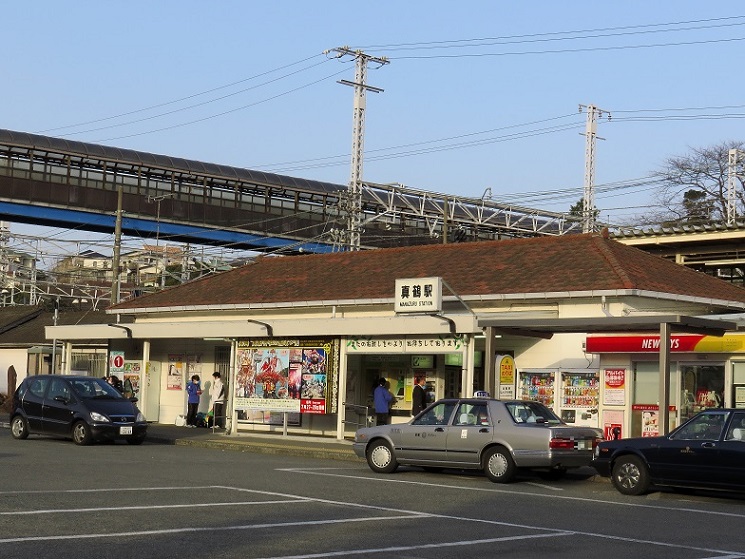 真鶴駅から幕山登山のスタート
