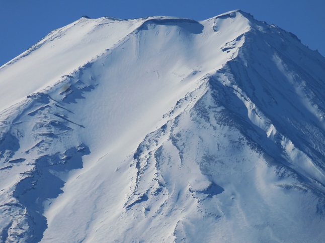 アップで富士山