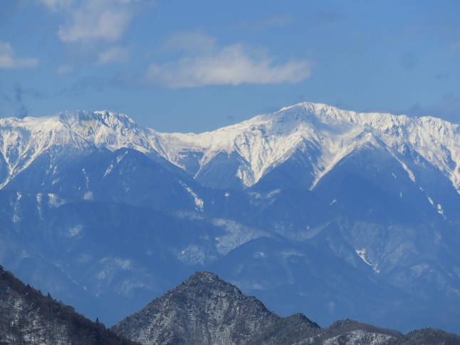 白峰三山厳冬期