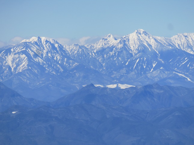 三つ峠山山頂から八ヶ岳