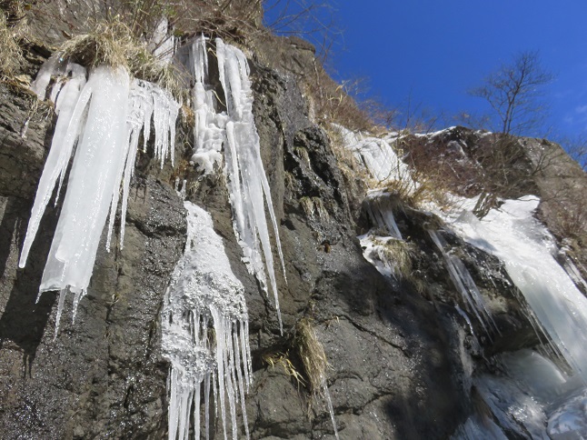 三つ峠山山頂ツララ