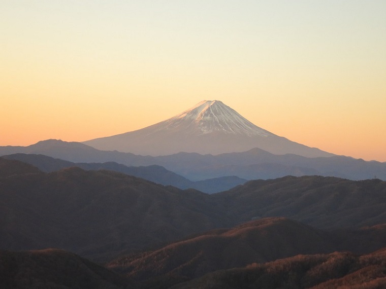 笠取山からの富士山