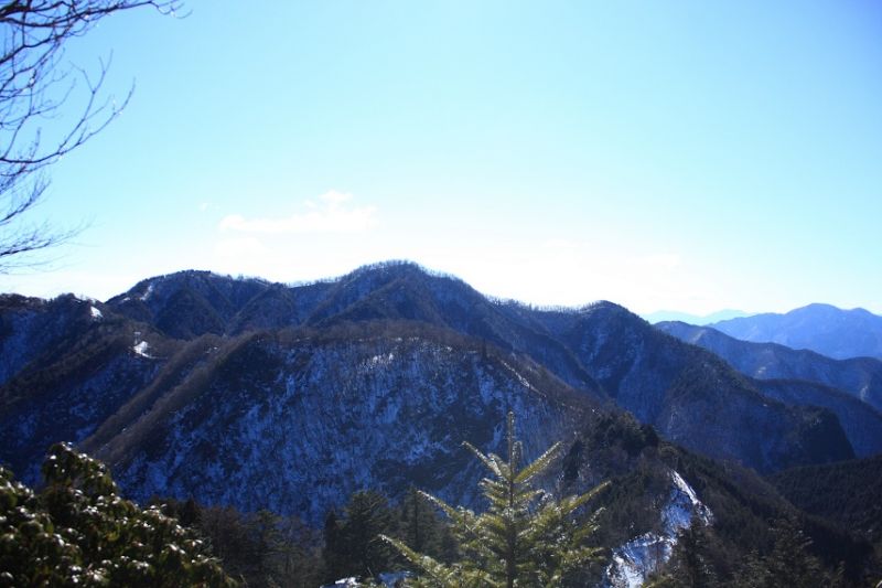 川苔山の綺麗な山容