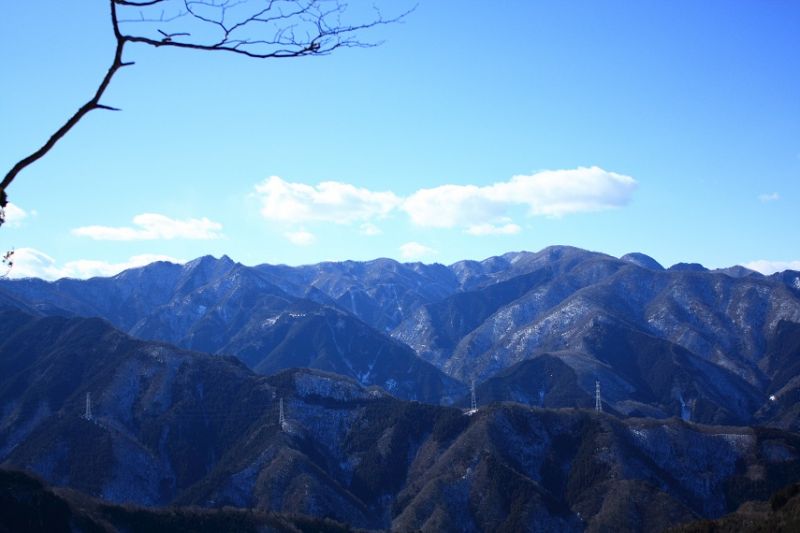 奥多摩山塊の景色