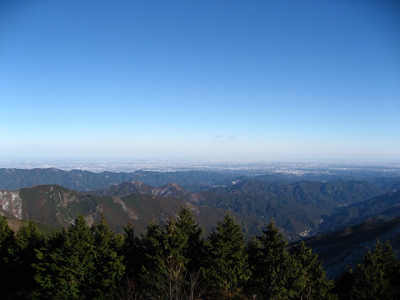 武川岳方面景色