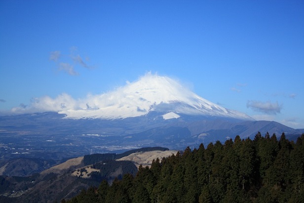 高松山は、富士山の展望が最高の山頂