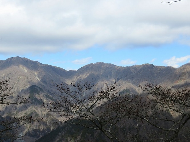 鍋割山蛭ヶ岳方面の景色