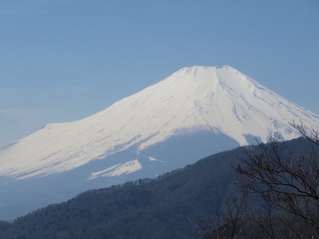 アップで富士山