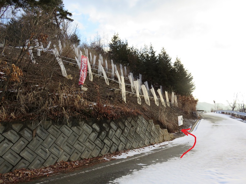 柏尾山から甲州高尾山の林道