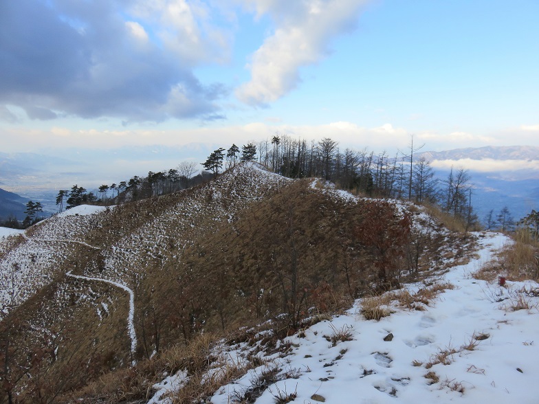 振り返っての甲州高尾山の１枚