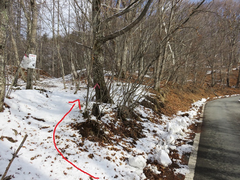 源次郎岳登山口