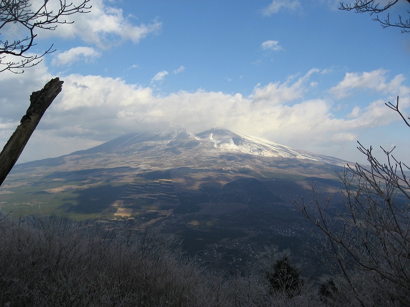 富士山悪天景色