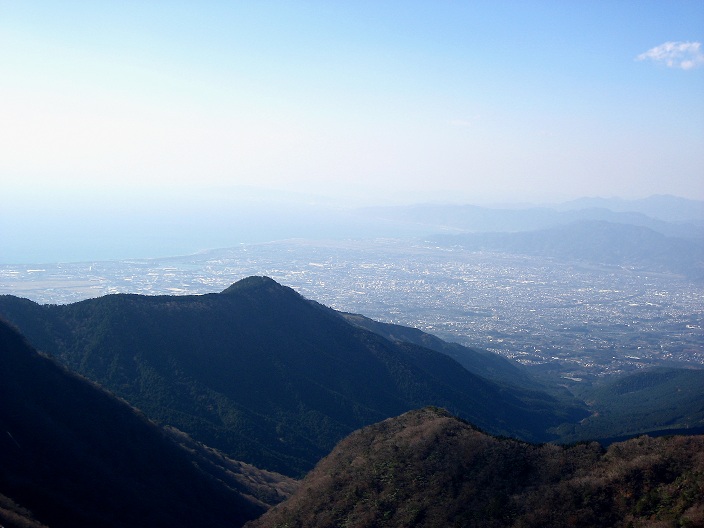 愛鷹山から沼津市街