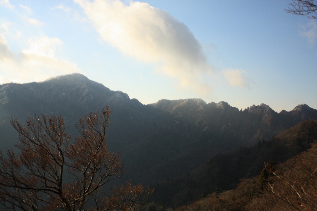 愛鷹山の鋸岳