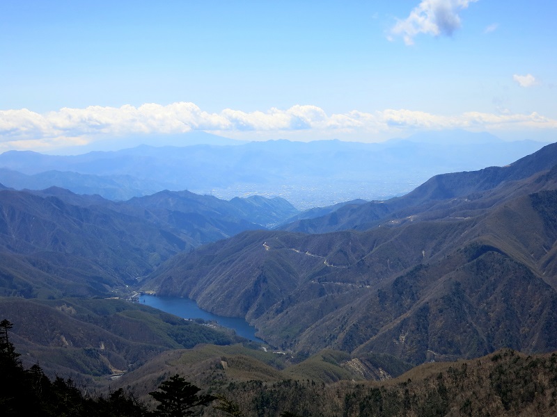 広瀬湖遠望