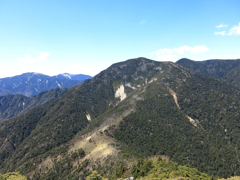 甲武信ヶ岳への登り