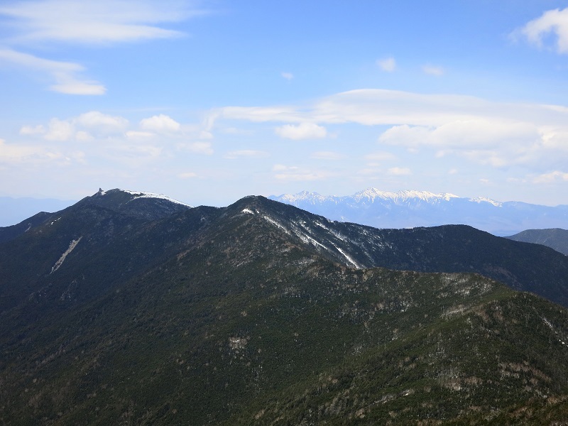 金峰山周辺は森林限界