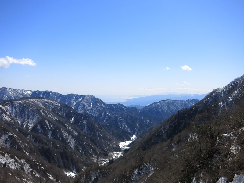 臼ヶ岳付近からの景色