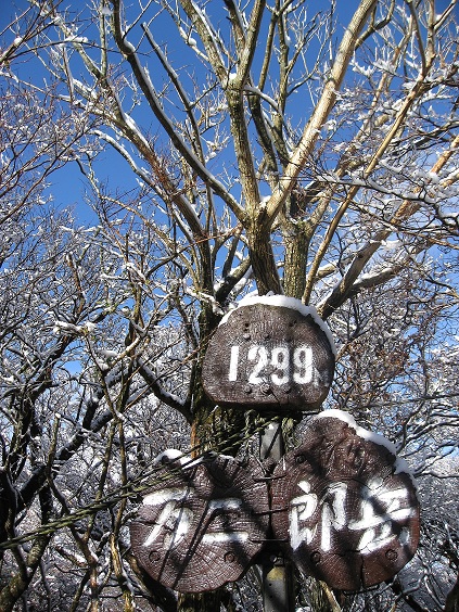 万二郎岳山頂