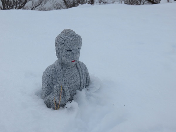 みやま山荘周辺地蔵大雪