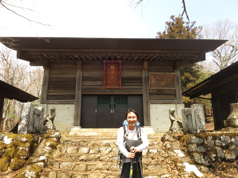 爽やかな登山者