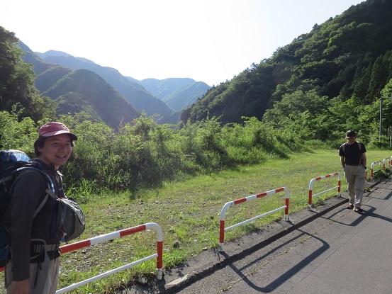 3名で檜洞丸北尾根経由で登山