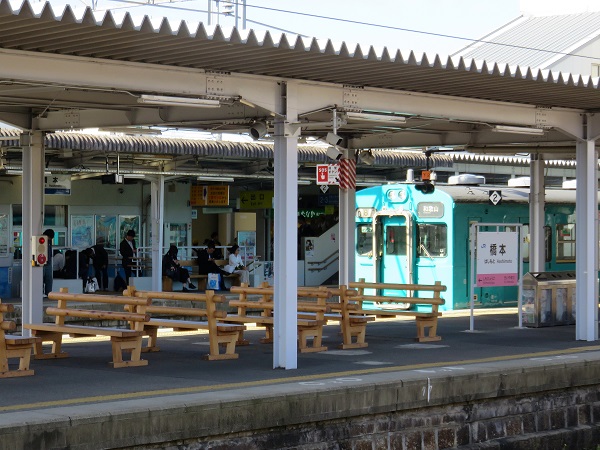 熊野古道小辺路の玄関口であります高野山途中の橋本駅